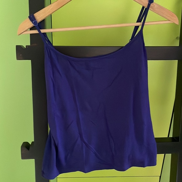 Beautiful M&S per una purple ruffled top with camisole, UK 12 - Picture 7 of 7
